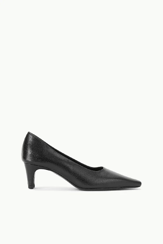 Stiletto Heel Pumps with Perfect Fit--WALLY PUMP | BLACK-Fashionable & Classic