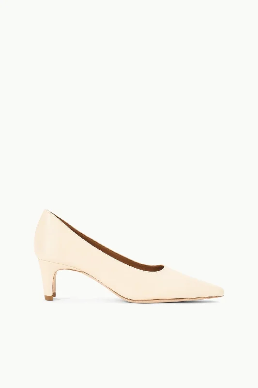 Stiletto Heel Pumps with Perfect Fit--WALLY PUMP | CREAM-Fashionable & Classic