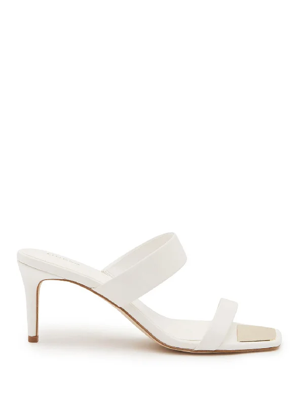 Versatile Heeled Sandals for Any Occasion---White Hotie Heels