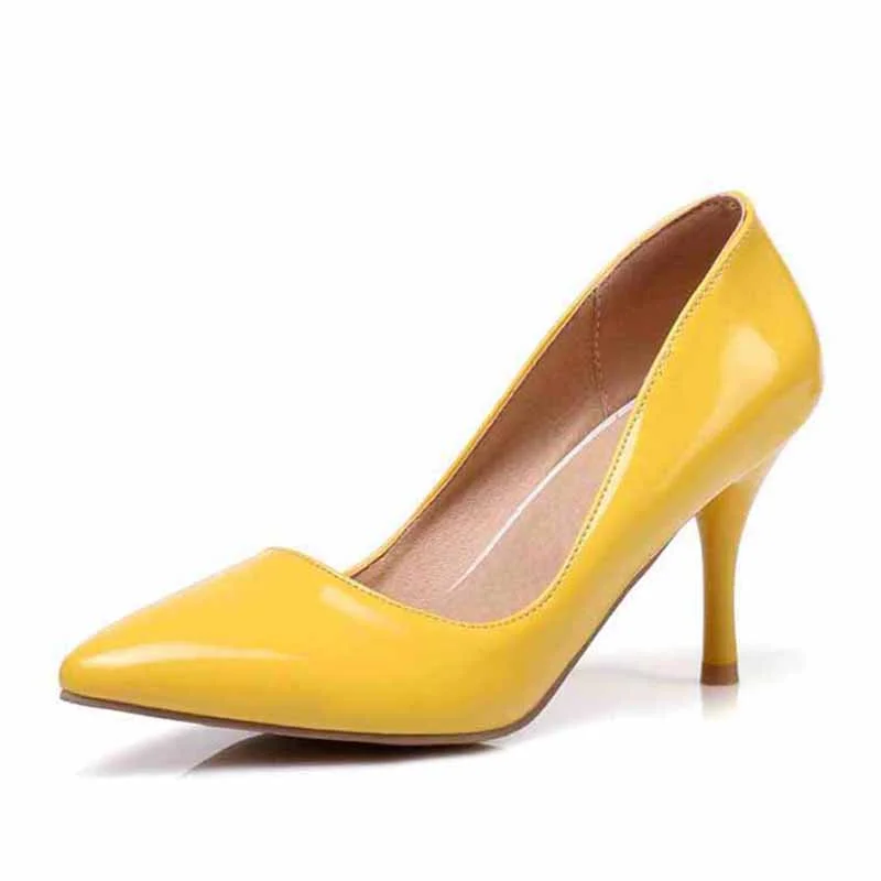 Stiletto Heel Pumps with Perfect Fit--Women Basic Stilettos High Heels Pointed Toe Pumps 8cm-Fashionable & Classic