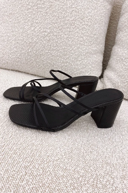 Versatile Heeled Sandals for Any Occasion---Yadria Heel Black Scale