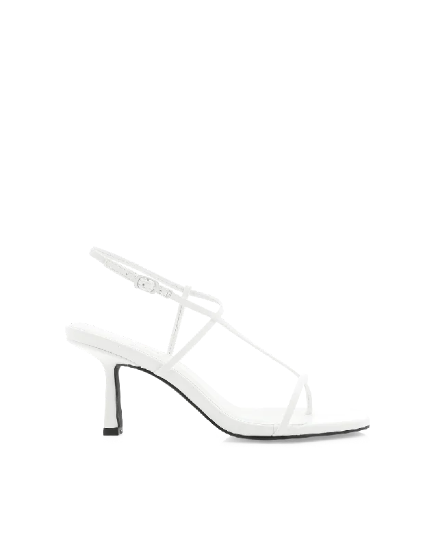 YSOBEL - WHITE---Fashionable Kitten Heels for Date Night