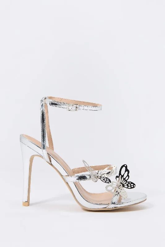 Strappy Butterfly Stiletto Heel---Affordable Strappy Platform Heels with Premium Quality