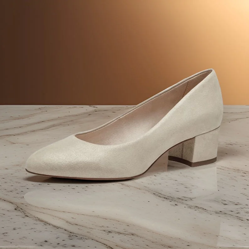 Trendy Chunky Heel Pumps for Casual Wear--TAMARIS Women's Leather Pumps with Block Heel and ANTIslide Technology