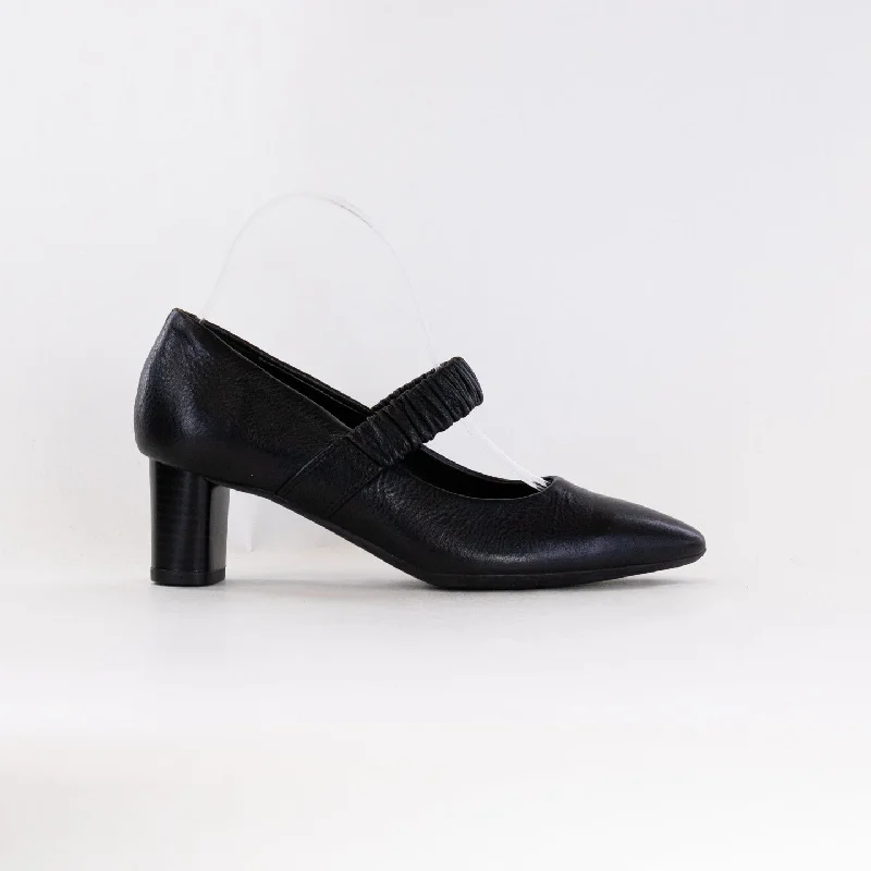 Ara Leda 12-11501-01 (Women's) - Black Leather---Comfortable Leather Pumps for Office and Everyday Wear