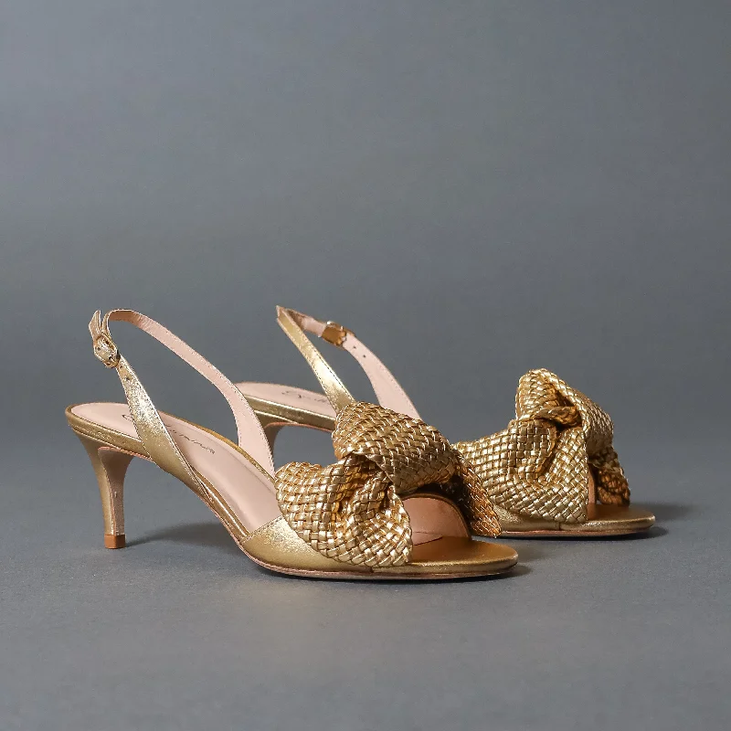 Versatile Heeled Sandals for Any Occasion---2009 Gold