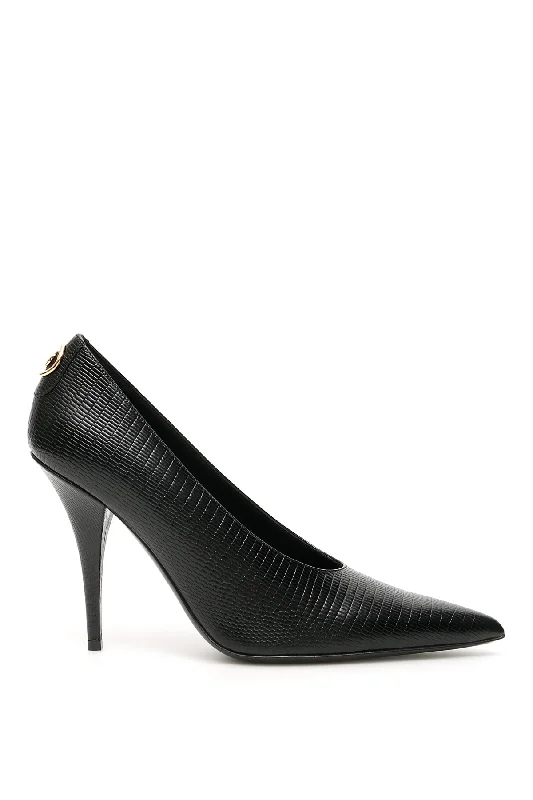 Versatile Heeled Sandals for Any Occasion---Eva Button Pumps  - Black