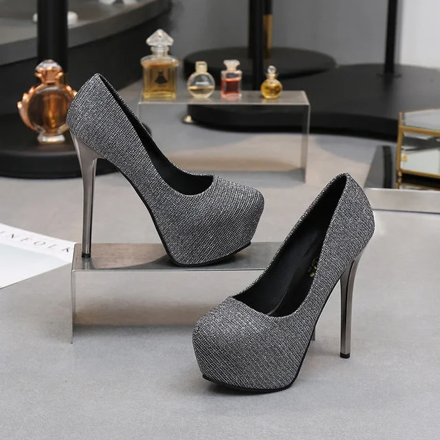 Stylish Platform Heels for Extra Height--platform heels shoes woman pumps wedding party shoes women