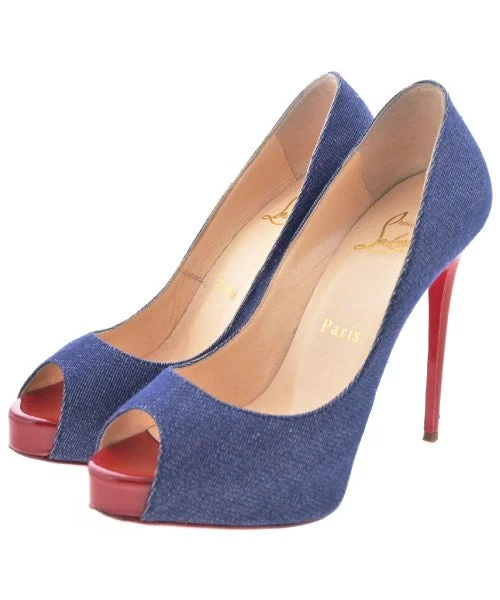 Christian Louboutin Pumps/Heels---Fashionable Kitten Heels for Date Night