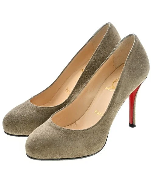 Christian Louboutin Pumps/Heels---Fashionable Kitten Heels for Date Night