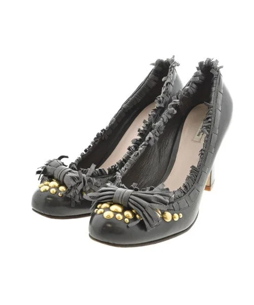 Miu Miu Pumps/Heels---Fashionable Kitten Heels for Date Night