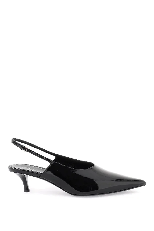 Versatile Heeled Sandals for Any Occasion---Show Slingback Pumps  - Black