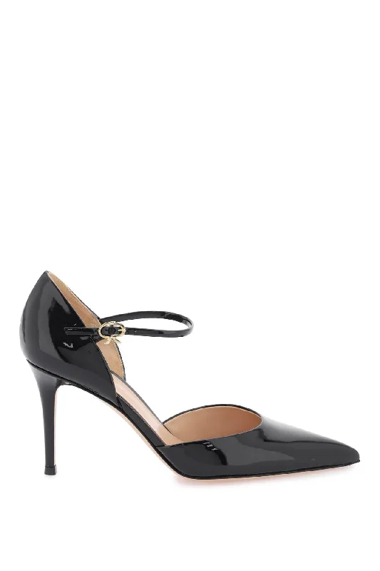 Sleek and Shiny Patent Pump Heels for a Polished Look--Patent Leather Pumps  - Black