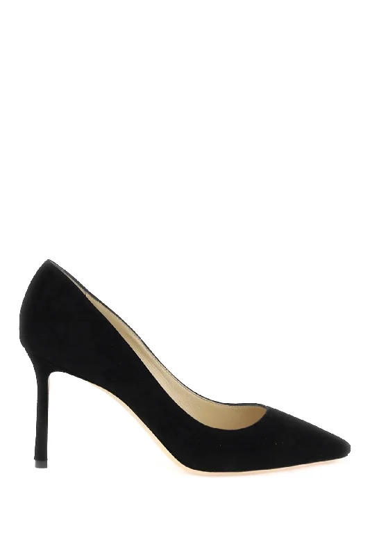 Versatile Heeled Sandals for Any Occasion---'romy 85' Pumps  - Black