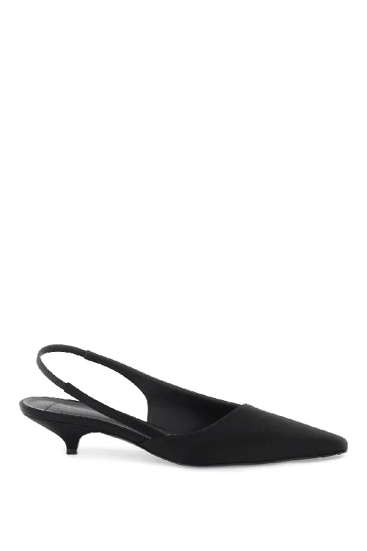 Versatile Heeled Sandals for Any Occasion---Abside Slingback Pumps  - Black