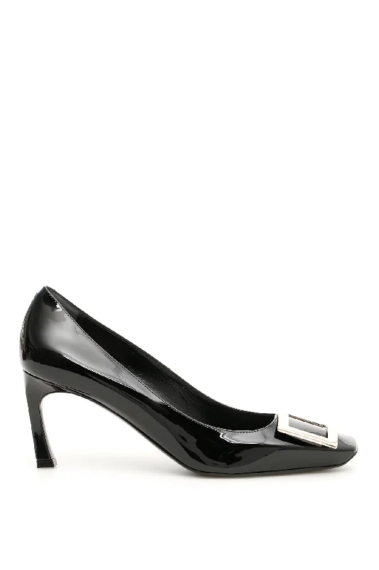 Versatile Heeled Sandals for Any Occasion---Belle Vivier Trompette 70 Pumps  - Black