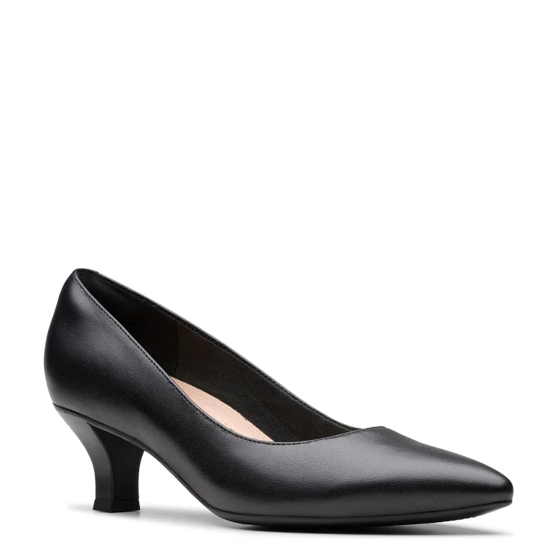 Women's Clarks, Kepley Vine Pump---Fashionable Kitten Heels for Date Night