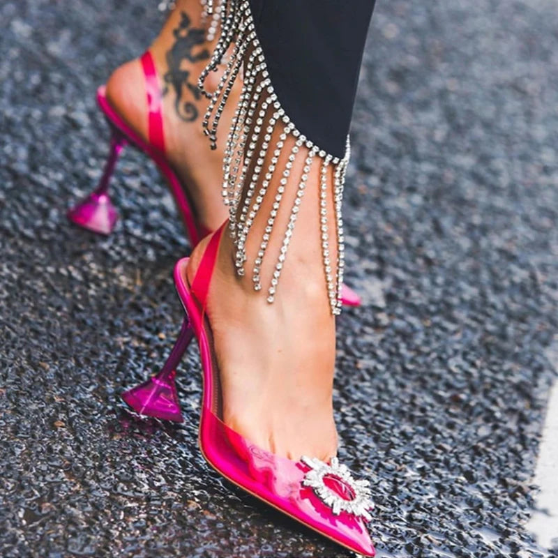 Hot Pink 10cm heel