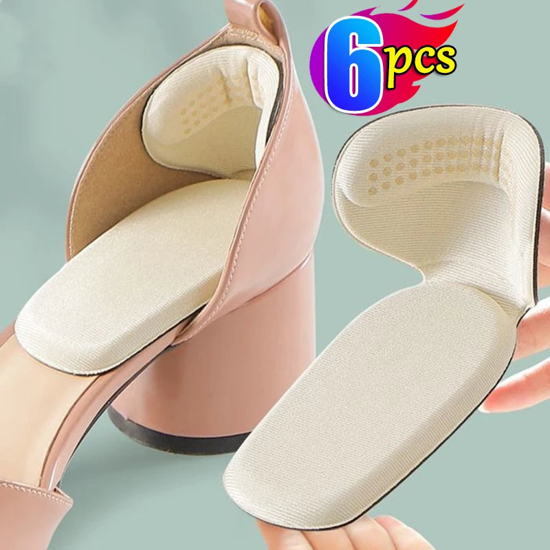 Versatile Heeled Sandals for Any Occasion---3pairs Women Shoes Insoles Adjustable Size Antiwear Feet Pad High Heels Back Sticker Pain Relief Protector Cushion Back Sticker