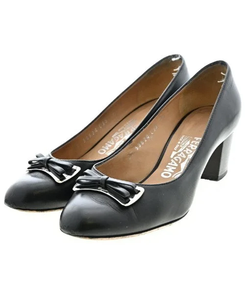 Salvatore Ferragamo Pumps/Heels---Fashionable Kitten Heels for Date Night