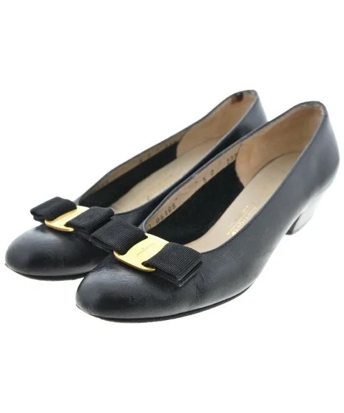 Salvatore Ferragamo Pumps/Heels---Fashionable Kitten Heels for Date Night