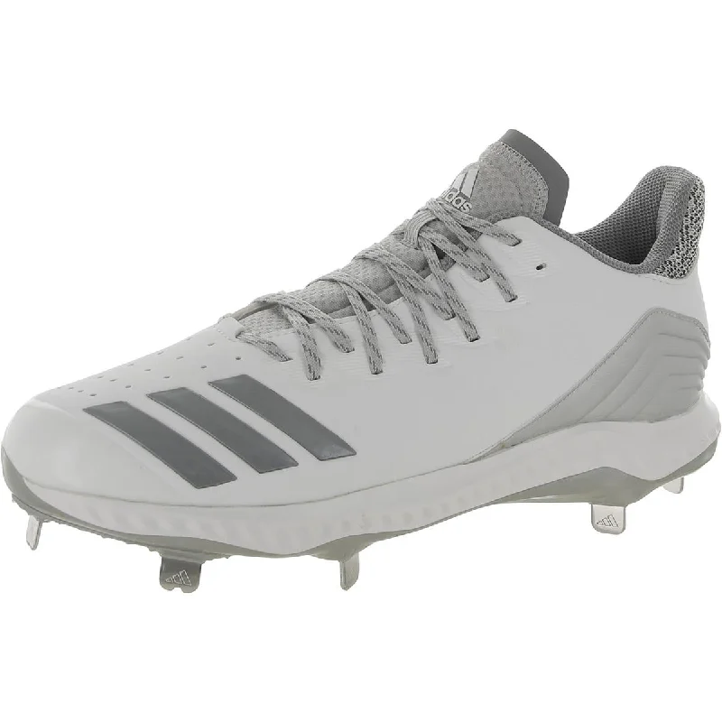 Adidas Womens Icon Bounce Faux Leather Lace-Up Cleats---Comfortable Leather Pumps for Office and Everyday Wear