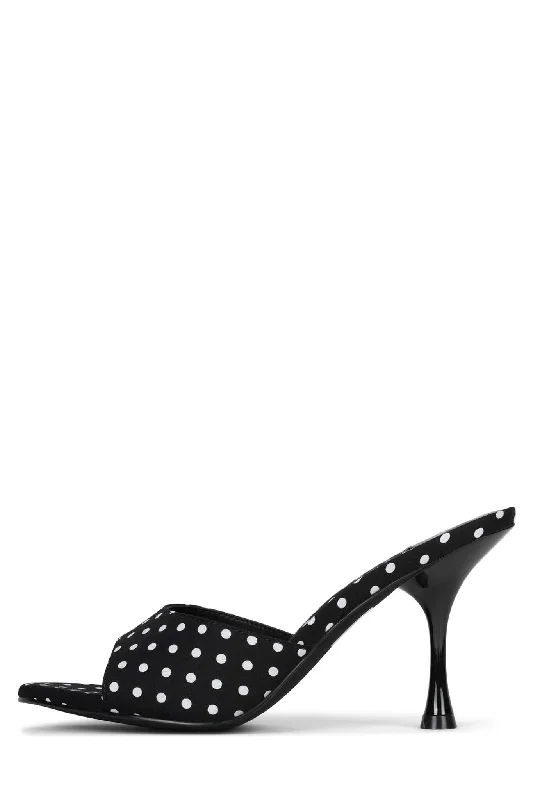 Black White Polka Dot