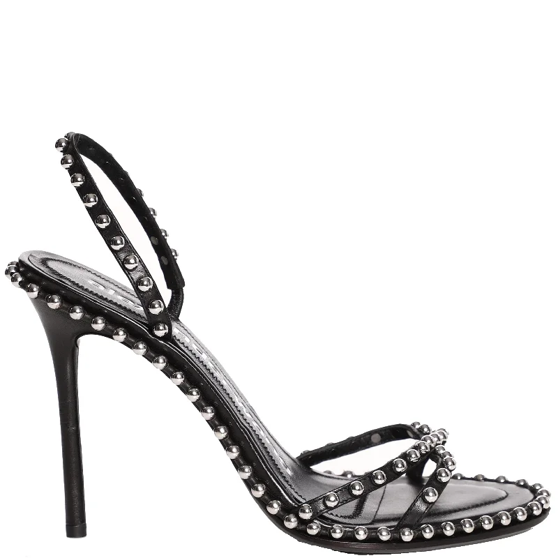 Versatile Dress Heels for Formal and Casual Wear---Nova 105 Criss-Cross, Black