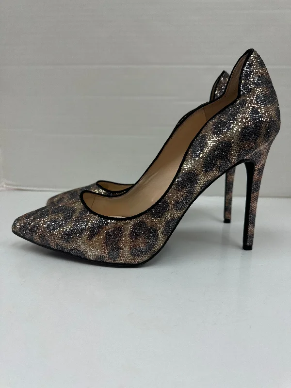 Stiletto Heel Pumps with Perfect Fit--Animal Print Shoes Heels Stiletto Jessica Simpson, Size 10-Fashionable & Classic