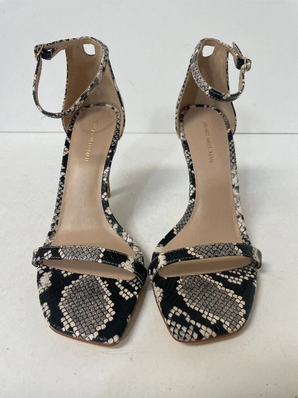 Stiletto Heel Pumps with Perfect Fit--Animal Print Shoes Heels Stiletto Stuart Weitzman, Size 8-Fashionable & Classic