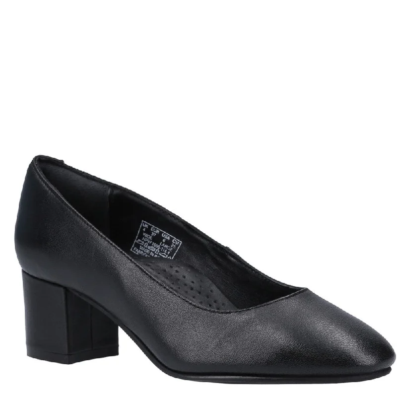 Sleek and Shiny Patent Pump Heels for a Polished Look--Hush Puppies Anna Wide Patent Shoe