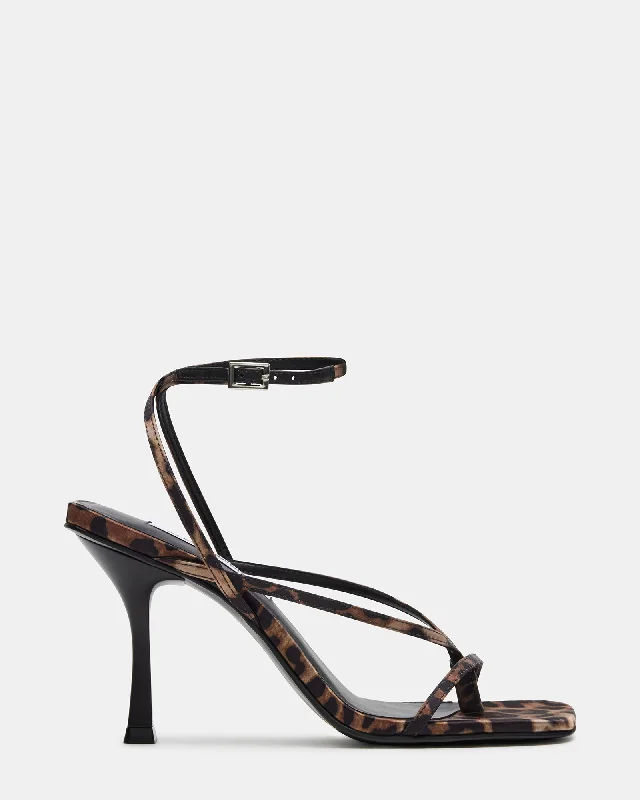 Versatile Heeled Sandals for Any Occasion---ANNIE LEOPARD