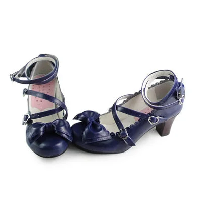 9988b navy blue 6.3cm heel