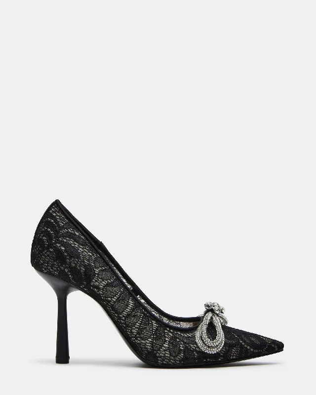 Stylish Lace Pumps for a Chic Look--ANTOINETTE BLACK LACE