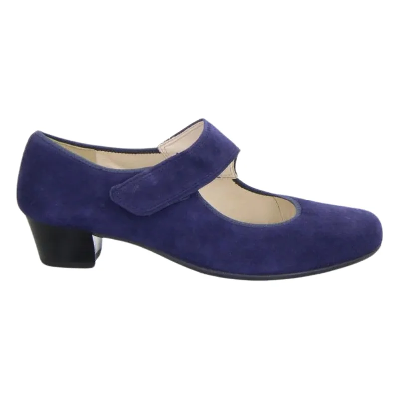 Affordable Suede Ankle Pumps for All-Day Wear--Ara Women's Calico 2 Navy Suede