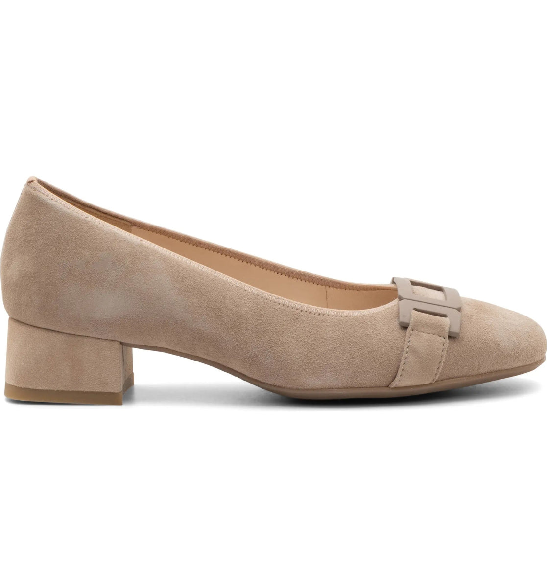 Affordable Suede Ankle Pumps for All-Day Wear--Ara Women's Gallant 2 Sand Suede