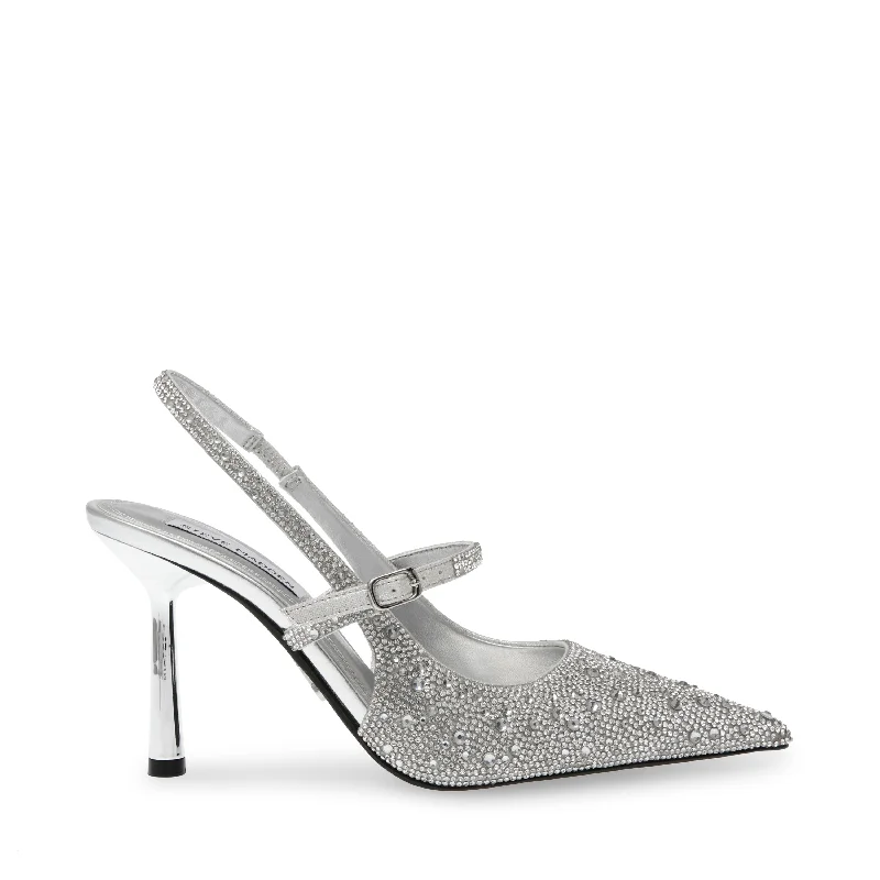 Affordable Rhinestone Pumps for a Dazzling Look---Armour-R Slingback CRYSTAL