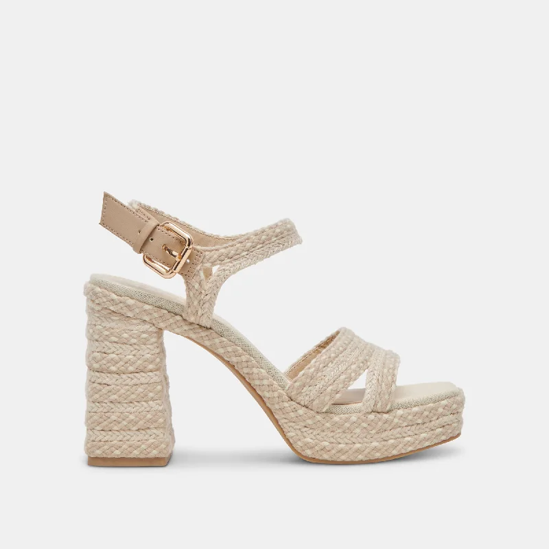 Stiletto Heel Pumps with Perfect Fit--ARNELA HEELS DUNE MULTI WOVEN-Fashionable & Classic