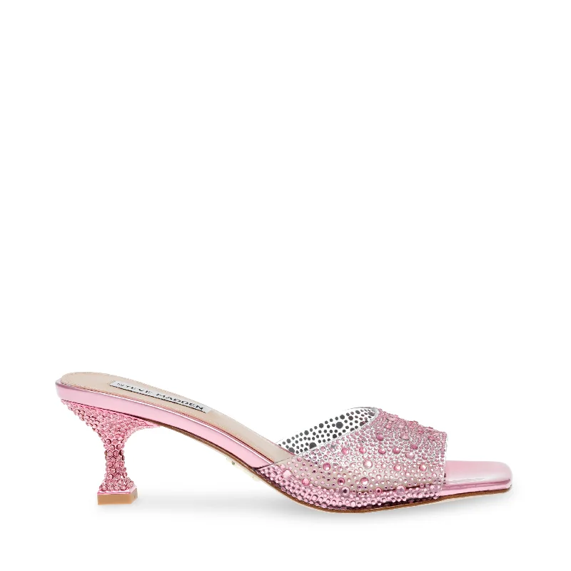 ASHA PINK---Fashionable Kitten Heels for Date Night