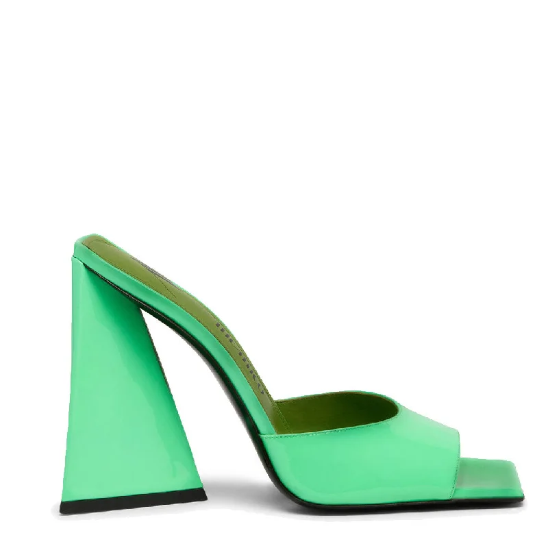 Versatile Dress Heels for Formal and Casual Wear---Devon 115 Patent, Green