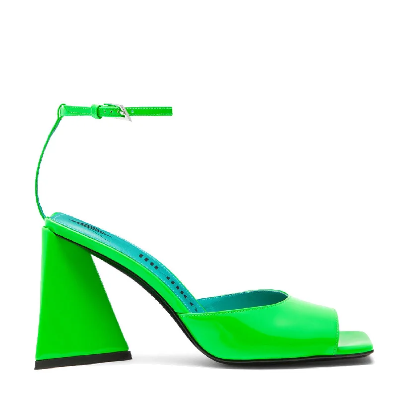 Versatile Dress Heels for Formal and Casual Wear---Piper 85 Patent, Emerald