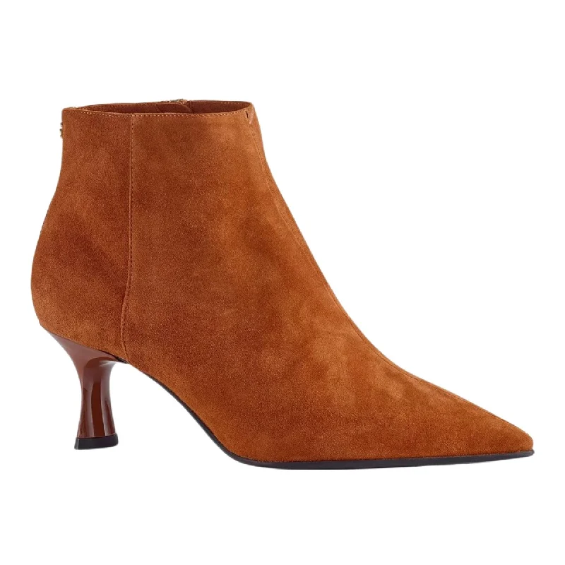 Affordable Suede Ankle Pumps for All-Day Wear--Ayelet By Naot Women's Robin Brown Suede