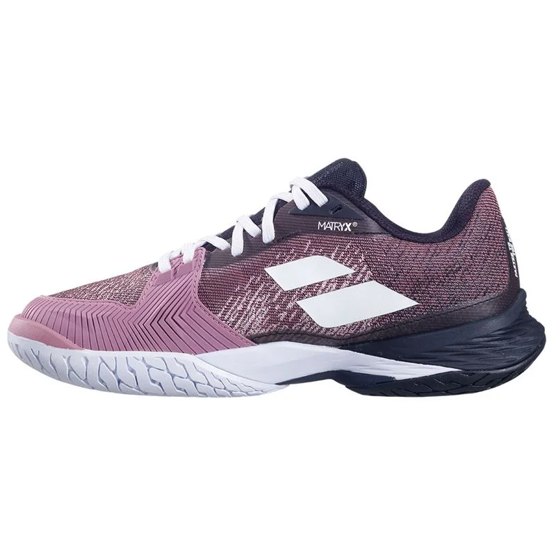 Versatile Heeled Sandals for Any Occasion---Babolat Jet Mach 3 All Court Women's Shoes [Pink/Black]