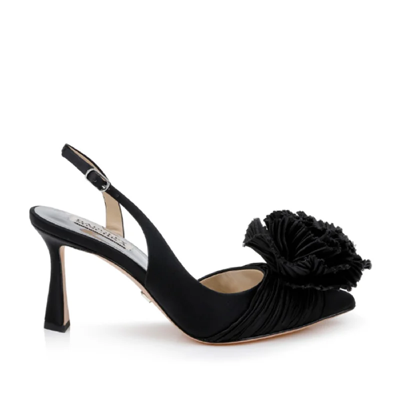 Badgley Mischka Women's Blaire in Black---Fashionable Kitten Heels for Date Night