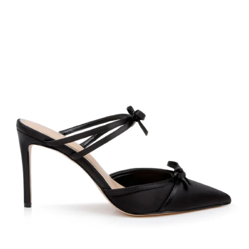 Badgley Mischka Women's Klarise in Black---Fashionable Kitten Heels for Date Night