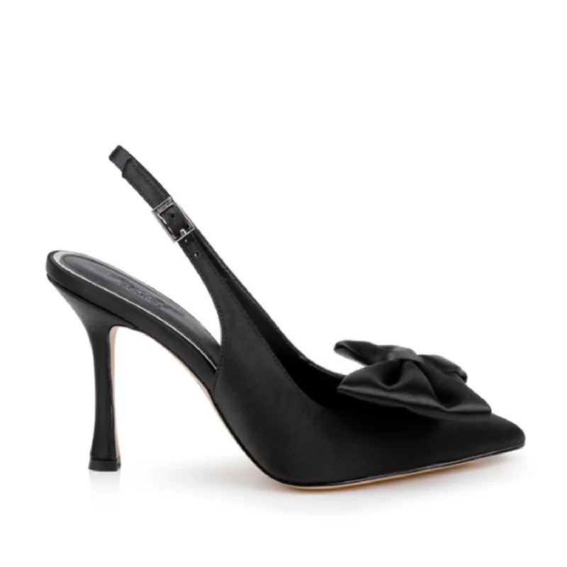 Badgley Mischka Women's Kourtnay in Black---Fashionable Kitten Heels for Date Night