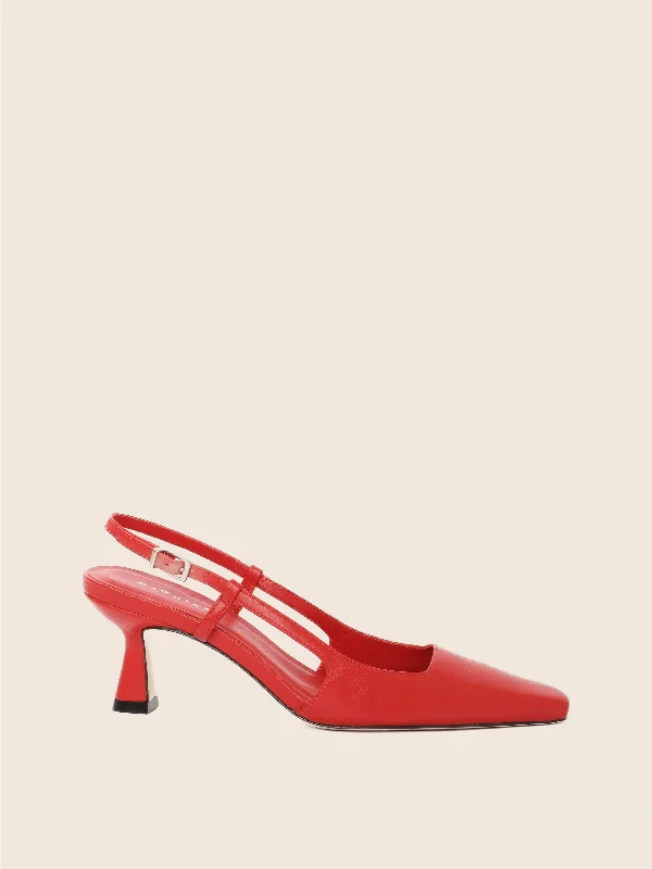 Bahia Cherry Pump---Fashionable Kitten Heels for Date Night