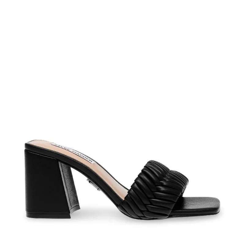 BANKROLL BLACK---Fashionable Kitten Heels for Date Night