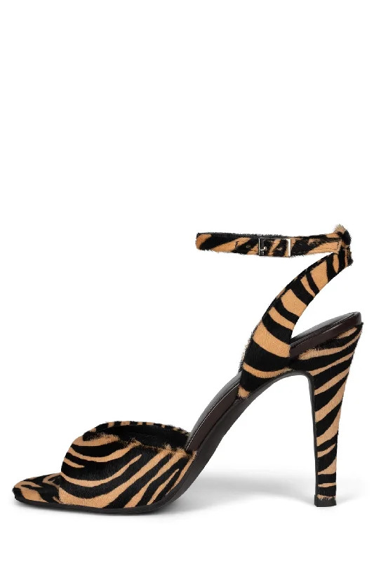 Beige Black Zebra