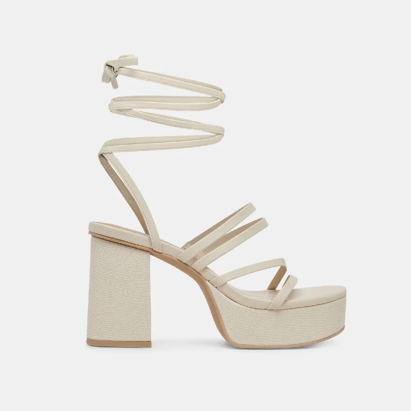 Stiletto Heel Pumps with Perfect Fit--BARBS HEELS IVORY STELLA-Fashionable & Classic